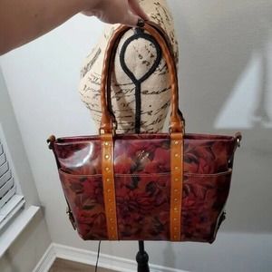 Patricia‎ Nash Carducci English Rustic Mums tote satchel handbag NEW!!!!